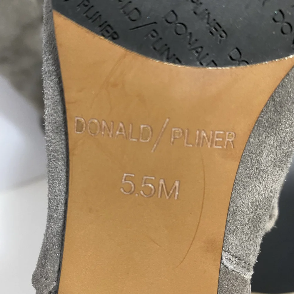 Donald J. Pliner Gray Over‎ the Knee Boots